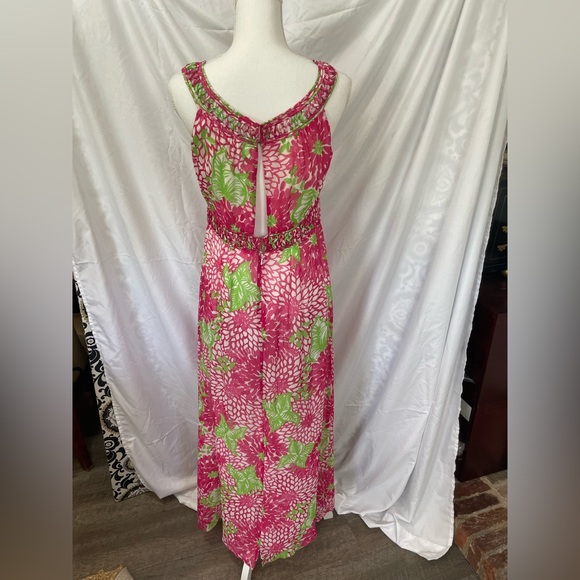Lilly Pulitzer Jubilee Maxi Full Length Dress Size 10 - Picture 4 of 5
